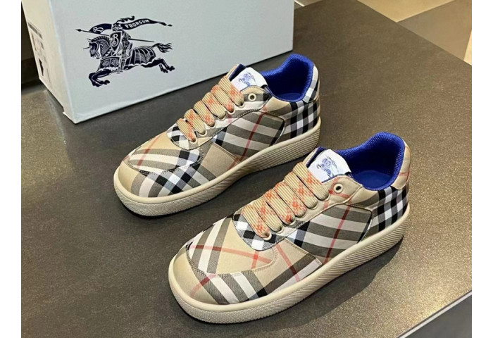 Bur*berry Check Terrace Sneakers BBR--3005