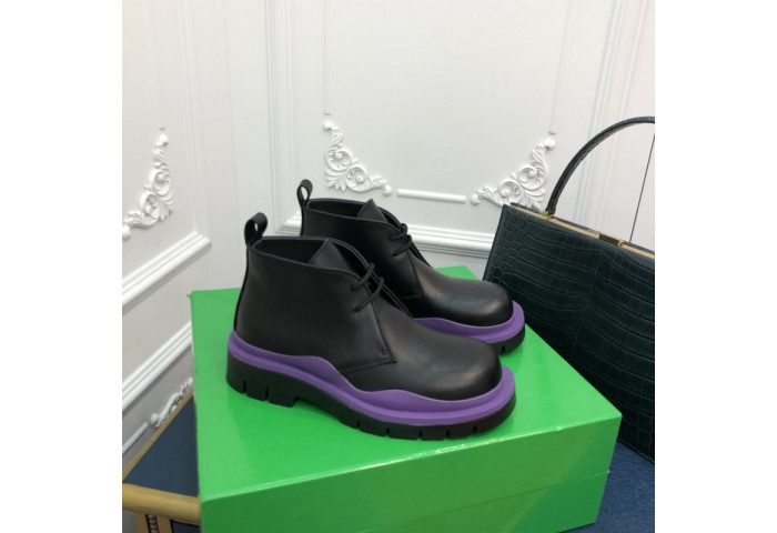 Botteg*Venta Tire Leather Ankle boots