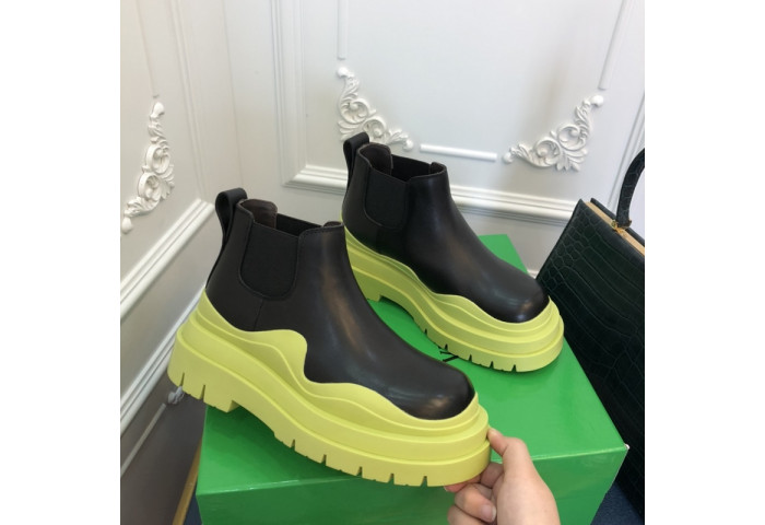 Botteg*Venta Tire Leather Ankle boots