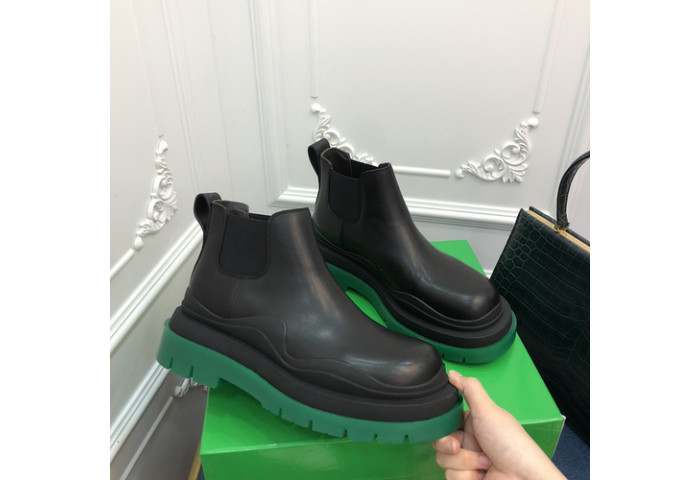 Botteg*Venta Tire Leather Ankle boots