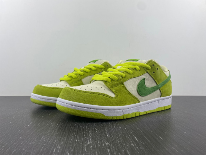 nike sb dunk low green apple dm0807-300