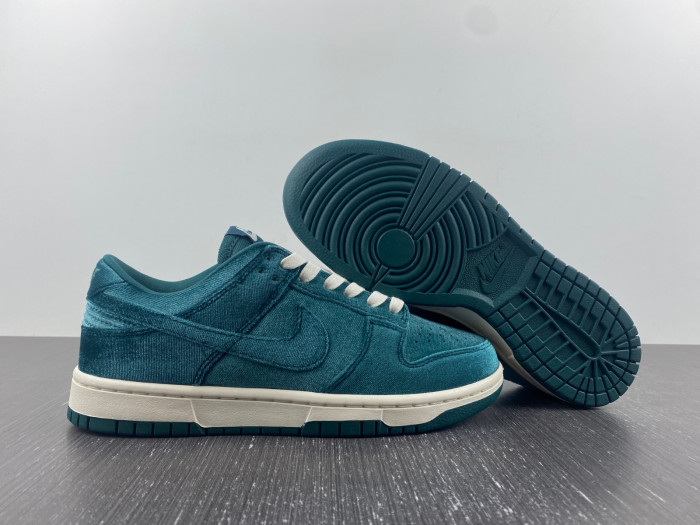 nike dunk low "velvet teal" dz5224-300