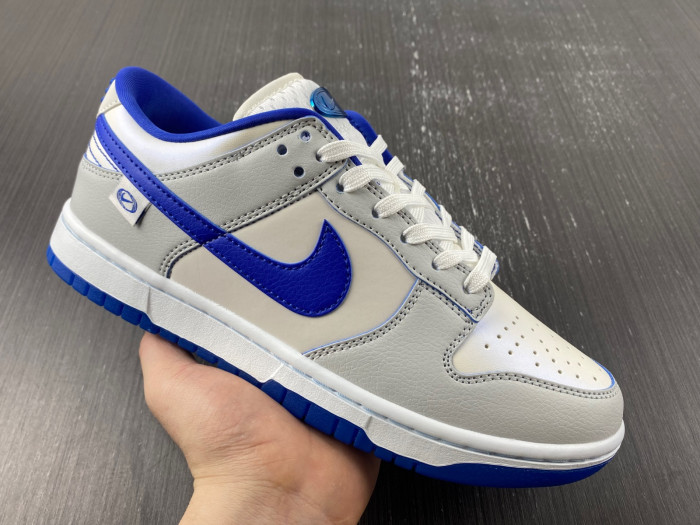 nike dunk low worldwide white royal blue fb1841-110