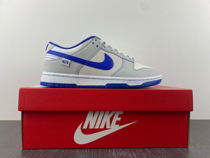 nike dunk low worldwide white royal blue fb1841-110