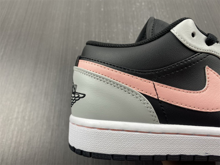 air jordan 1 low white grey black pink 553558-062