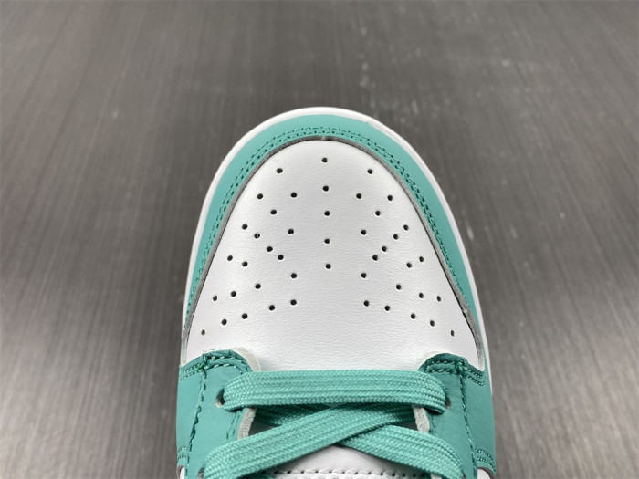 nike dunk low white turquoise - dv2190-100
