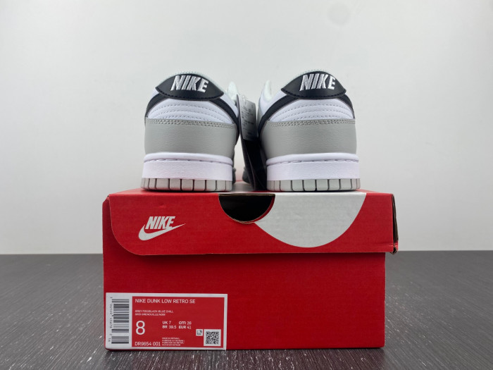 nike dunk low lottery grey fog dr9654-001