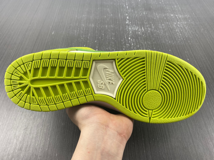 nike sb dunk low green apple dm0807-300