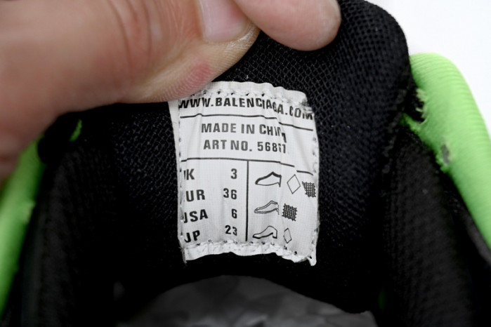 Ba*len*cia*ga track 2 sneaker black green 568614 w2gn3 1086