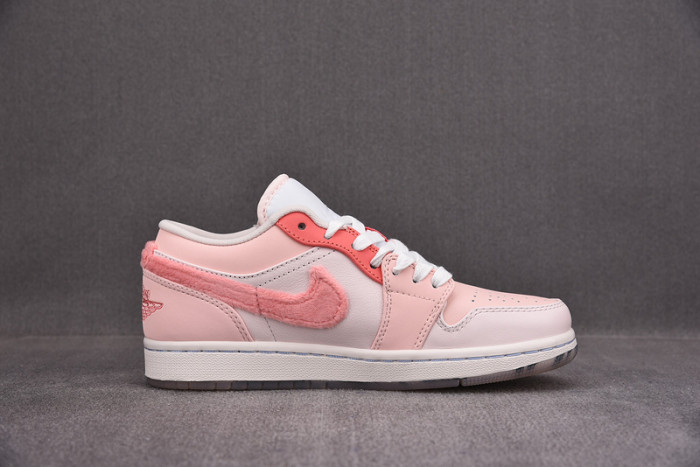 air jordan 1 low white pink grey dm5443-666