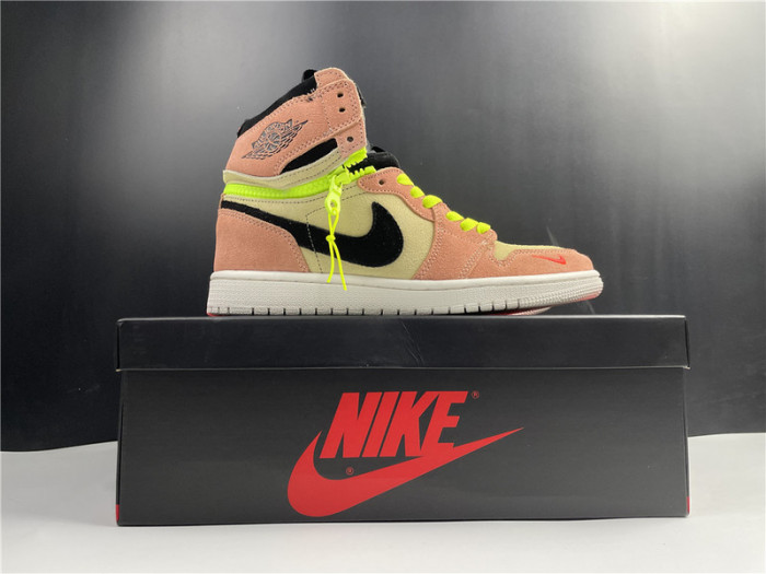 air jordan 1 high switch peach cw6576-800