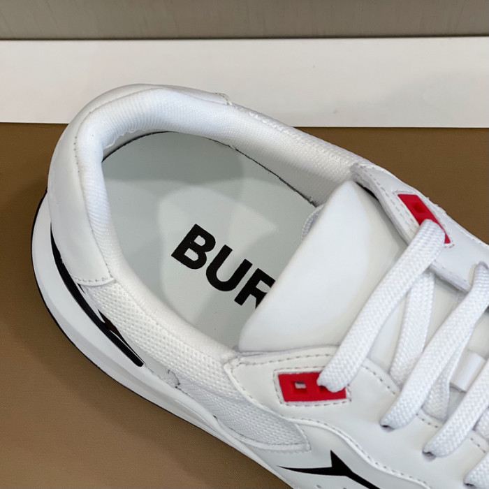 Bur*berry Vintage Check, Leather and Mesh Sneakers