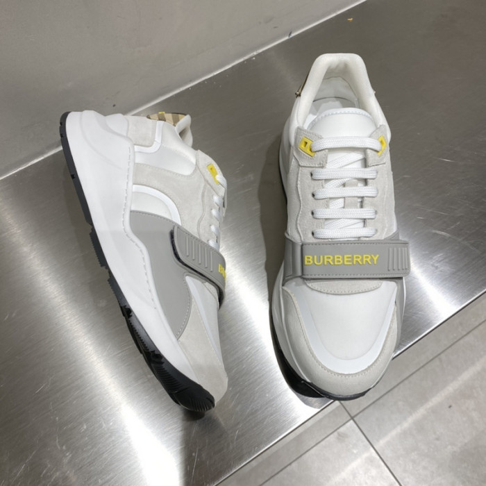 Bur*berry Vintage Check, Leather and Mesh Sneakers