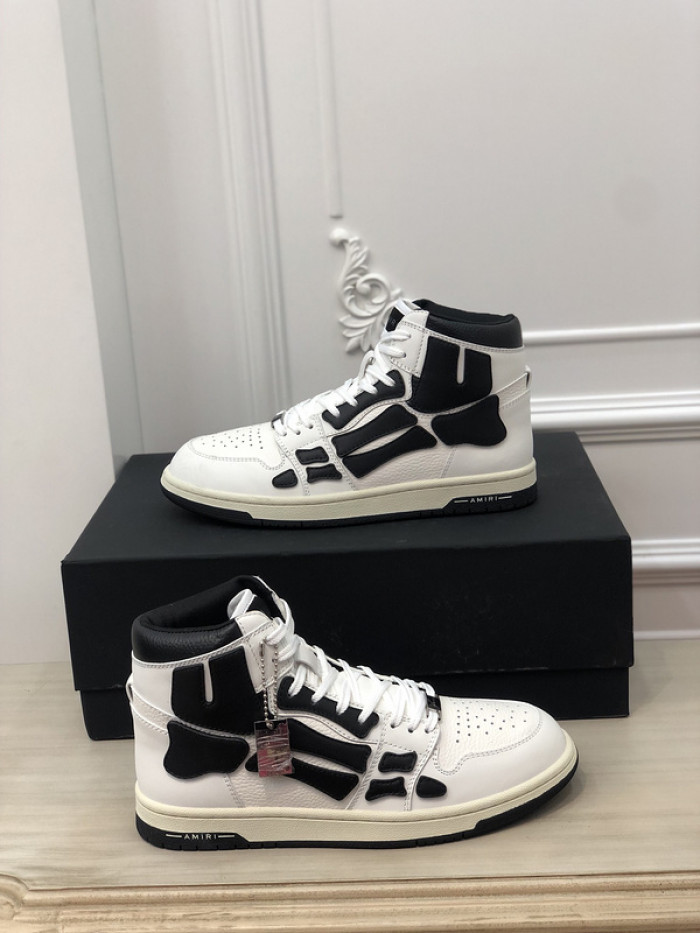 amiri* skel leather sneakers