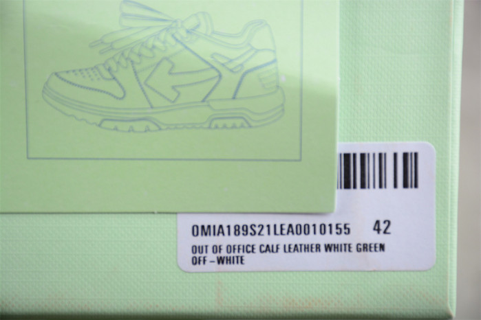 off-white out of office leather sneakers