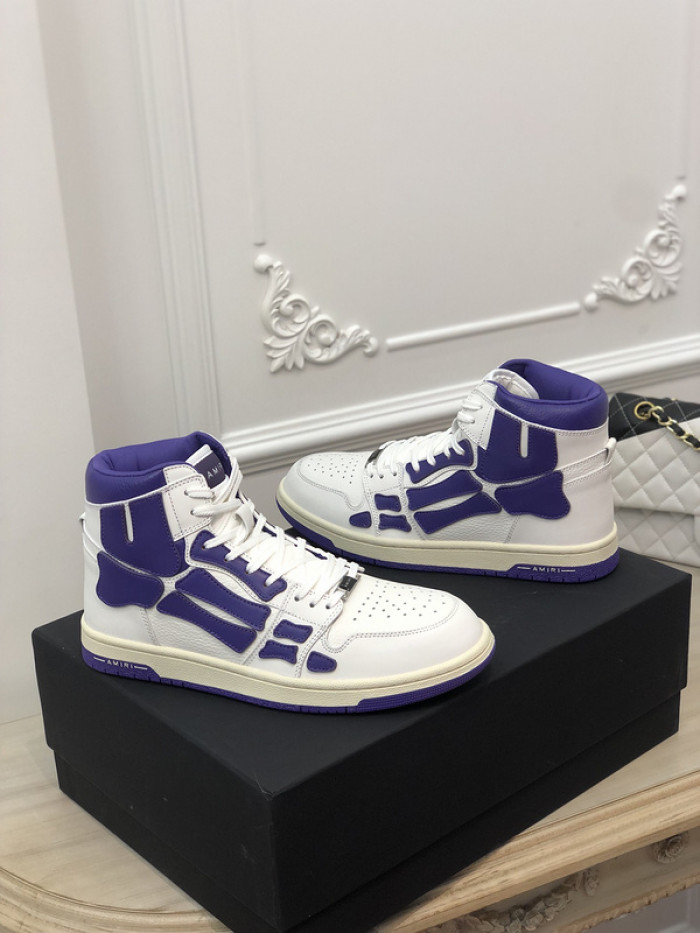 amiri* skel leather sneakers