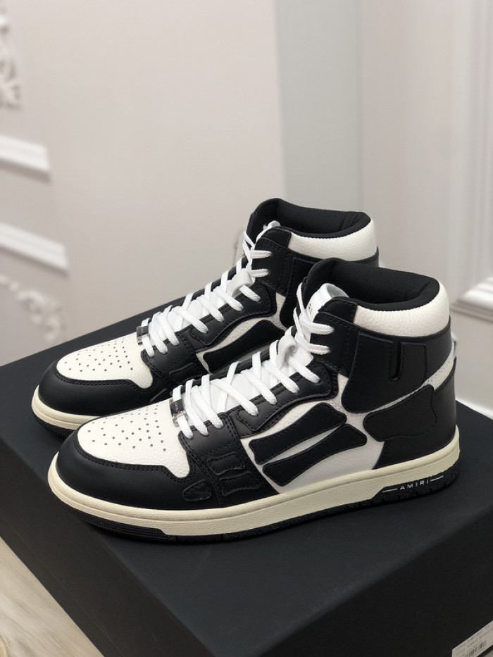 amiri* skel leather sneakers