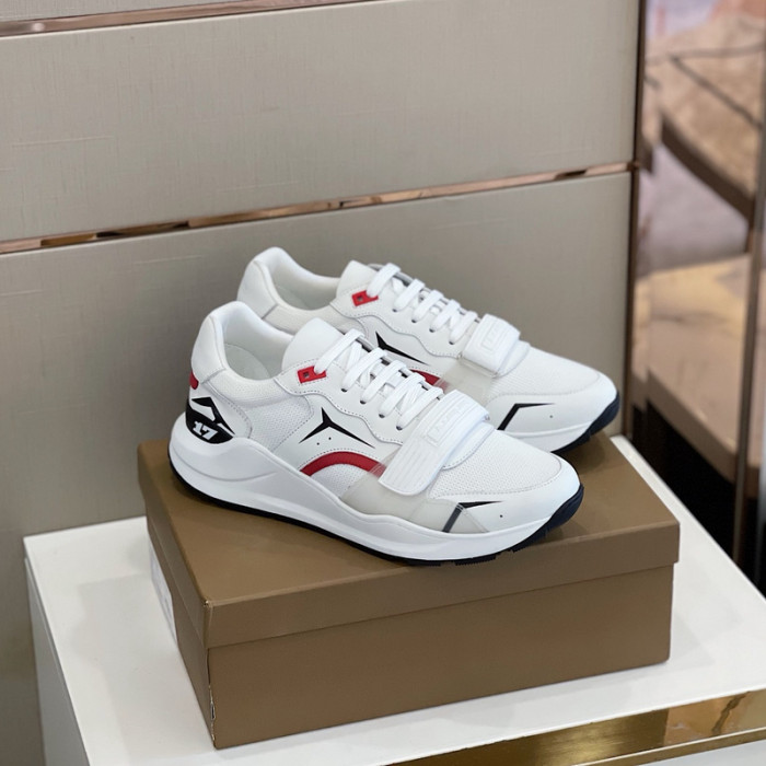 Bur*berry Vintage Check, Leather and Mesh Sneakers