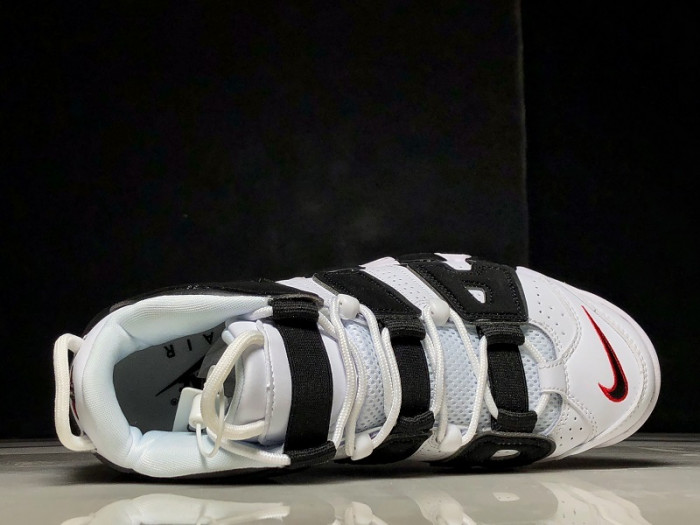 Nike Air More Uptempo White Black Red 414962-105