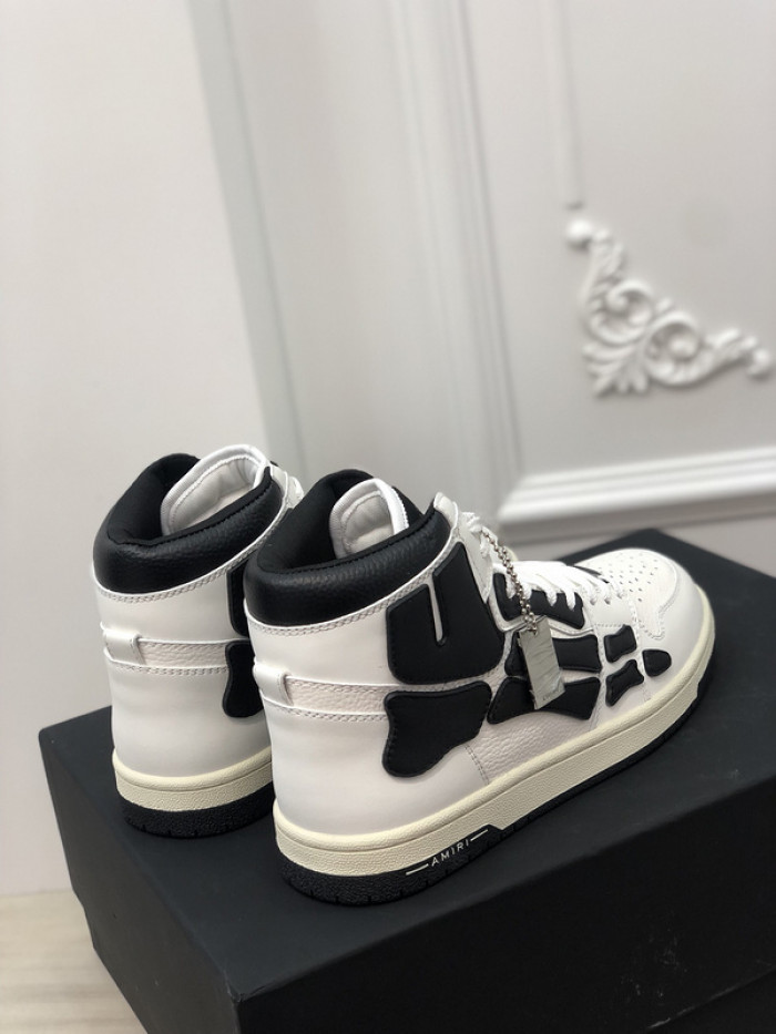 amiri* skel leather sneakers