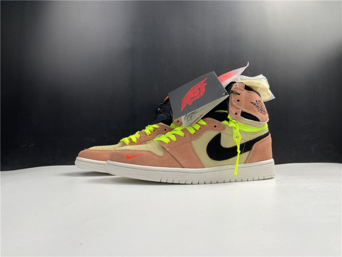 air jordan 1 high switch peach cw6576-800
