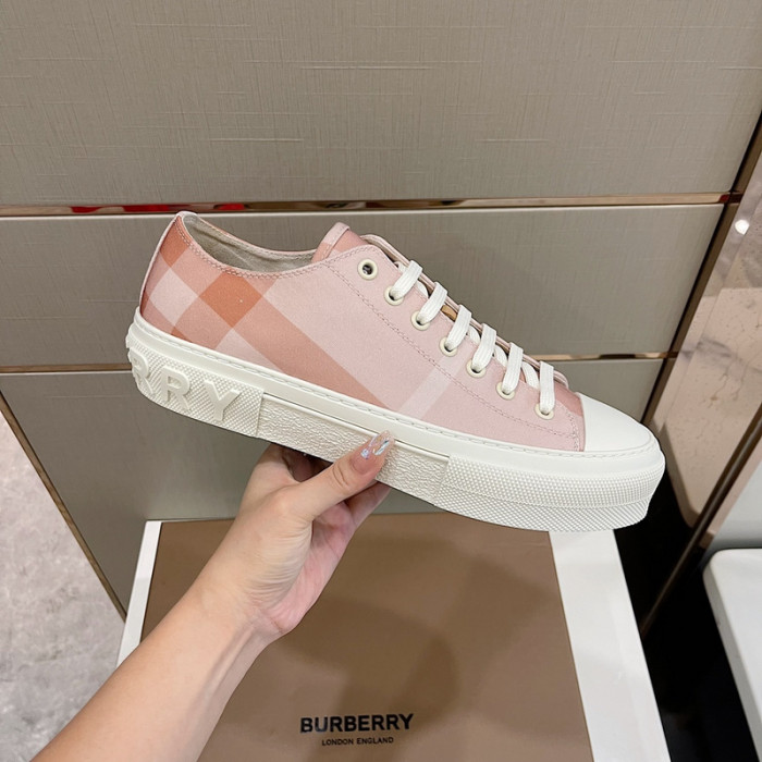 B**rry vintage check cotton sneakers