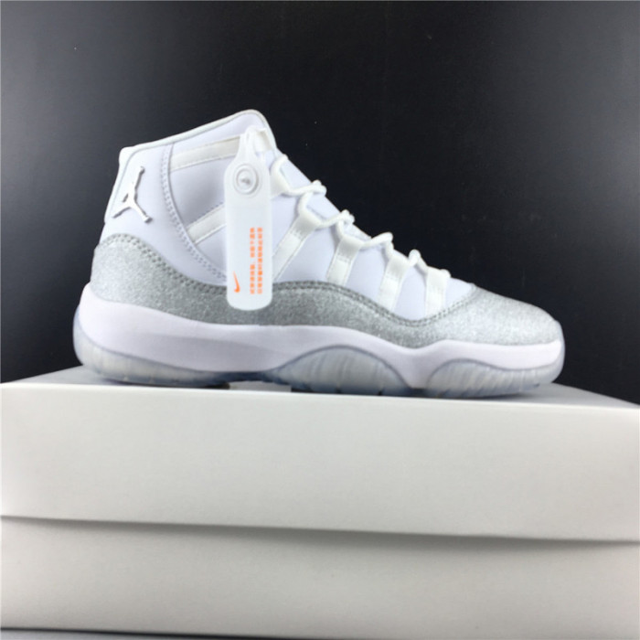 air jordan 11 retro "metallic silver" ar0715 100