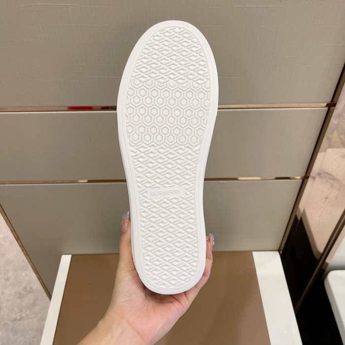 Bur*berry Vintage Check Cotton Sneakers