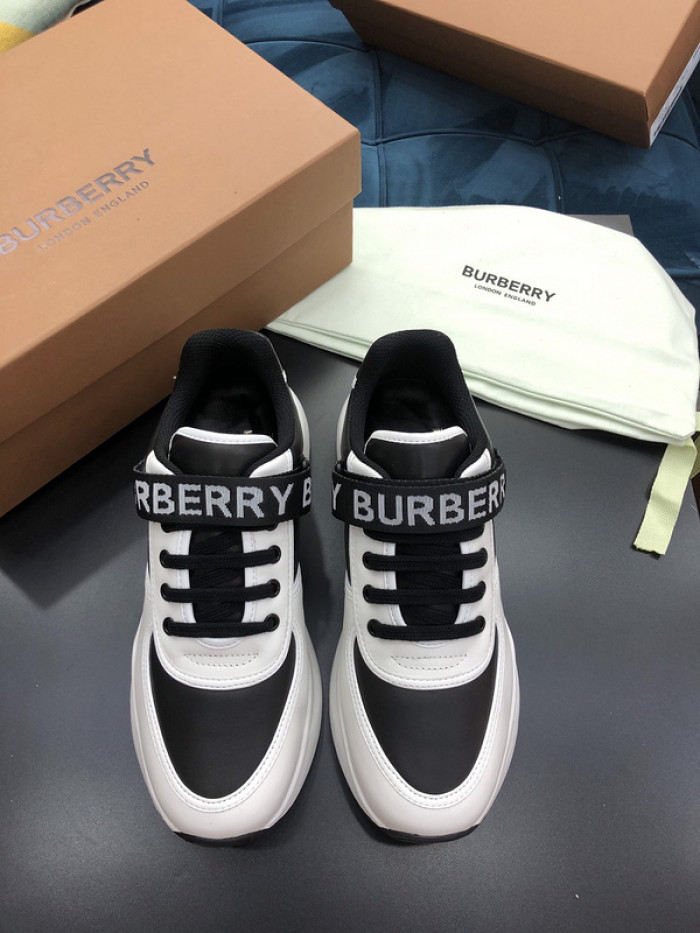 Bur*berry Vintage Check, Leather and Mesh Sneakers