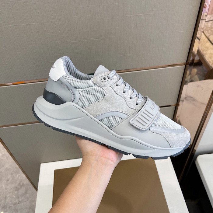 Bur*berry Vintage Check, Leather and Mesh Sneakers