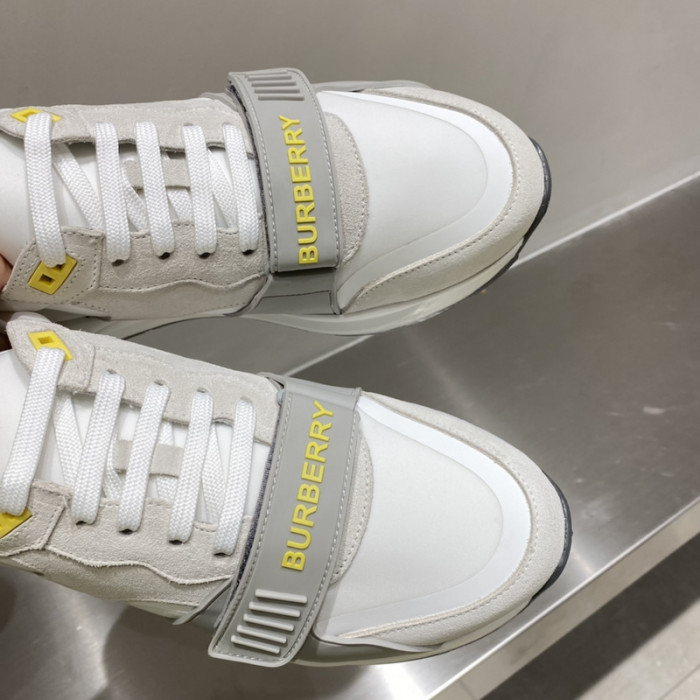 Bur*berry Vintage Check, Leather and Mesh Sneakers