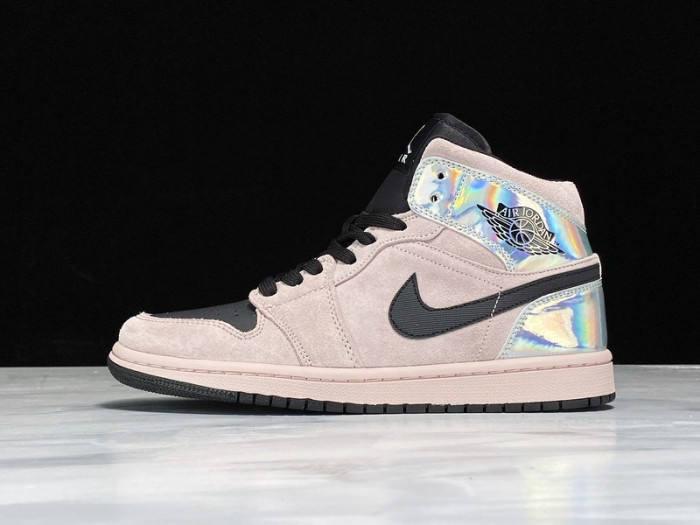 air jordan 1 mid wmns iridescent bq6472-602