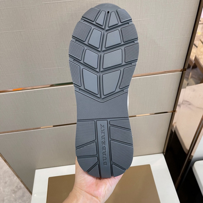 Bur*berry Vintage Check, Leather and Mesh Sneakers