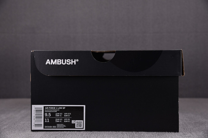 ambush x nike air force 1 low “black” dv3464-001