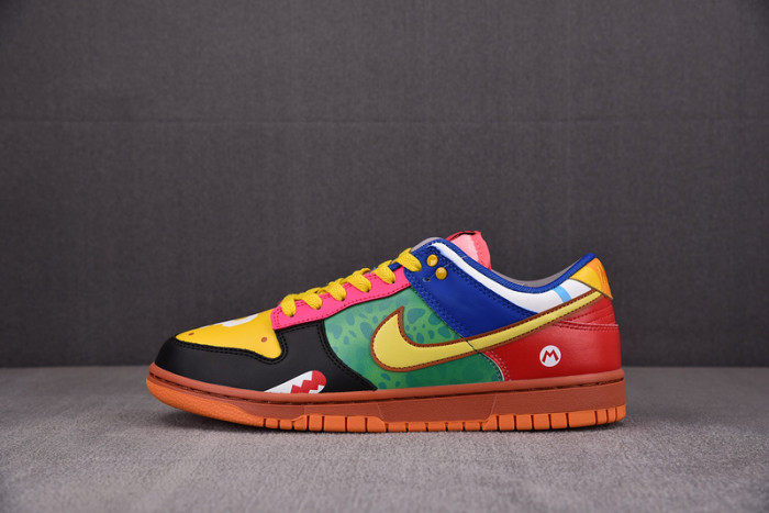 nike dunk low “what the mario”