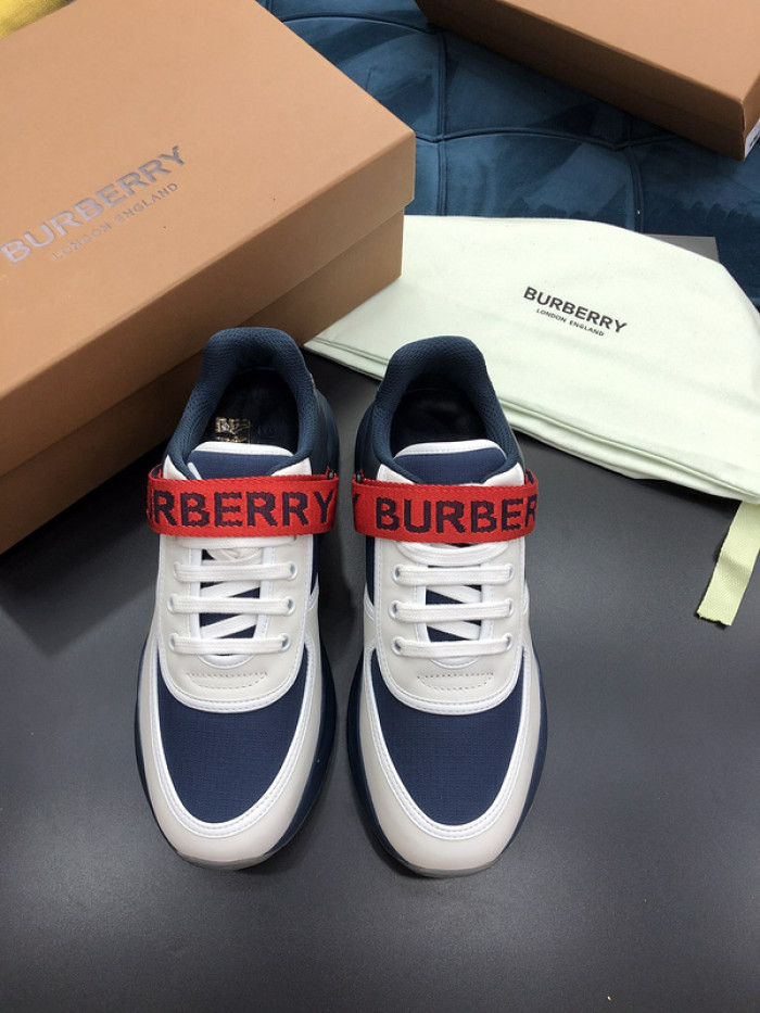 Bur*berry Vintage Check, Leather and Mesh Sneakers