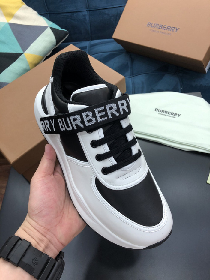 Bur*berry Vintage Check, Leather and Mesh Sneakers
