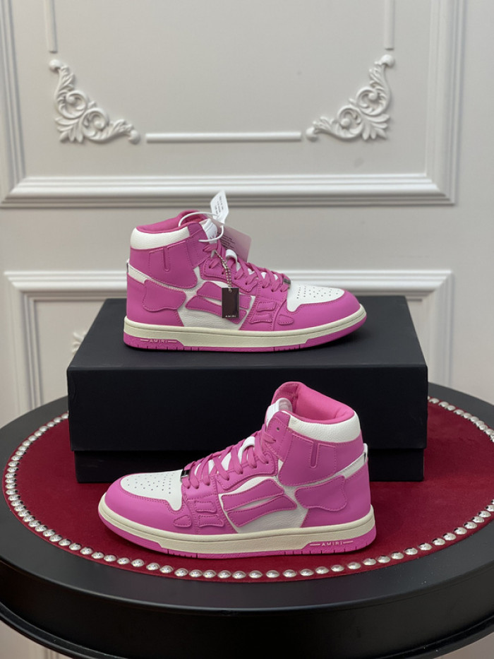 amiri* skel leather sneakers