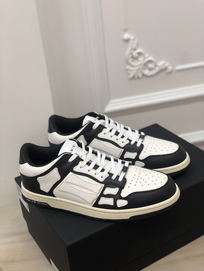 amiri* skel leather sneakers
