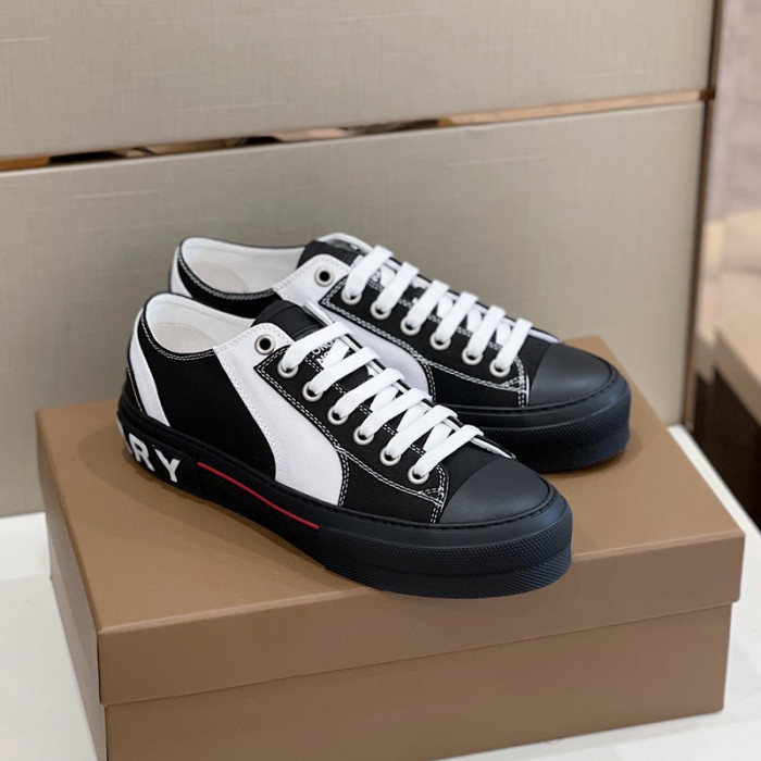 Bur*berry Vintage Check Cotton Sneakers