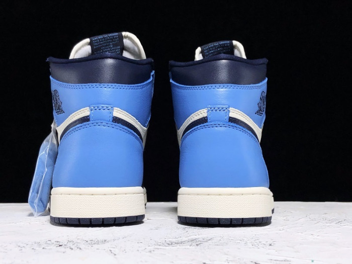 air jordan 1 retro high og "obsidian/university blue 555088-140