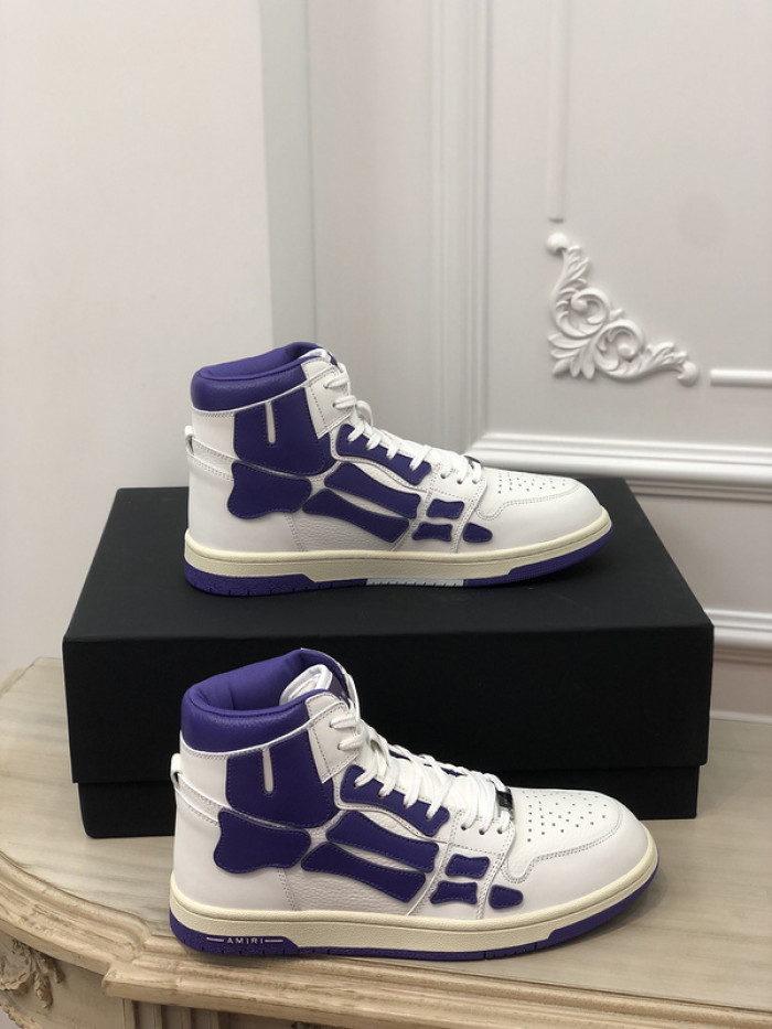 amiri* skel leather sneakers