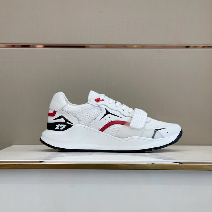 Bur*berry Vintage Check, Leather and Mesh Sneakers