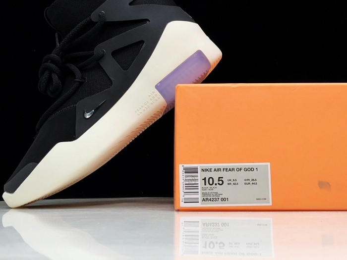 nike air fear of god 1 "black" - ar4237 001
