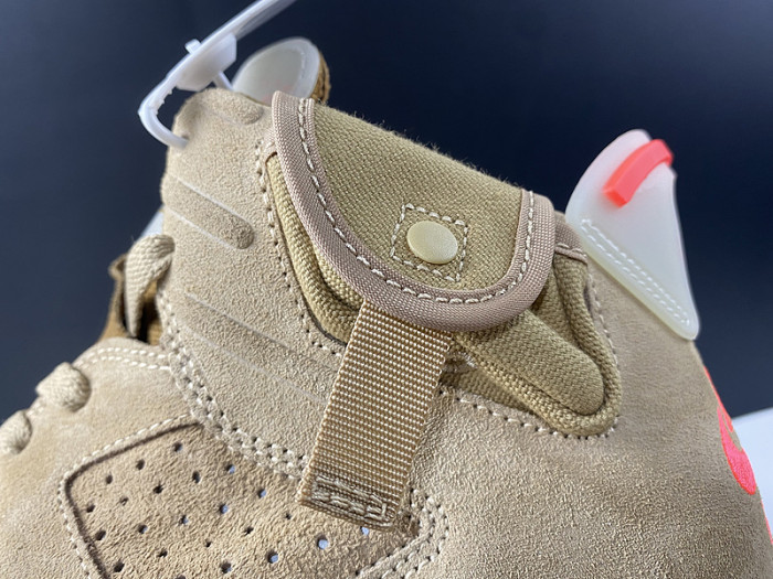 travis scott air jordan 6 british khaki dh0690-200