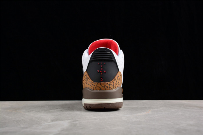 travis scott x nike air jordan 3 “tan brown”