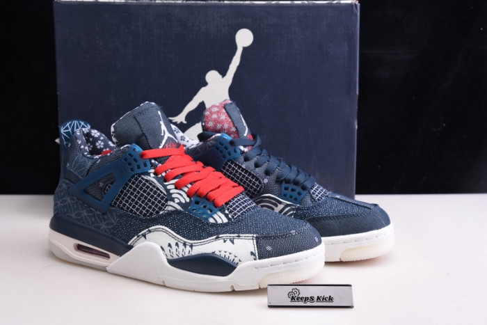 air jordan 4 sashiko deep ocean cw0898-400