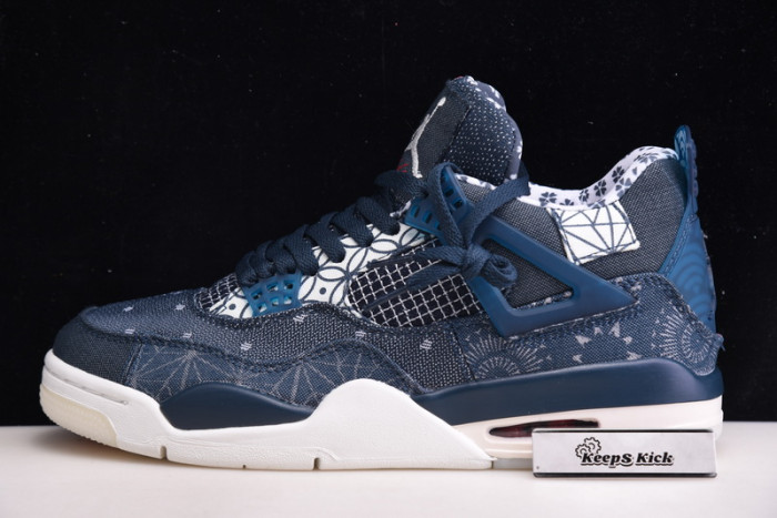 air jordan 4 sashiko deep ocean cw0898-400