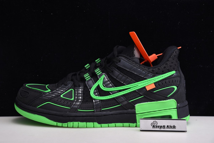 off white x air rubber dunk ''green strike'' cu6015 001