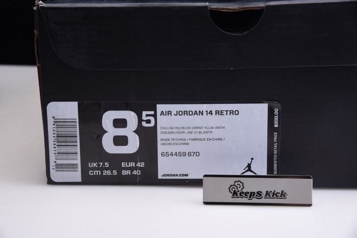 air jordan 14 retro challenge red 654459-670